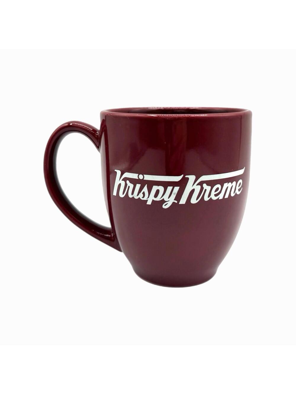 Krispy Kreme Donuts Red Ceramic Coffee Mug